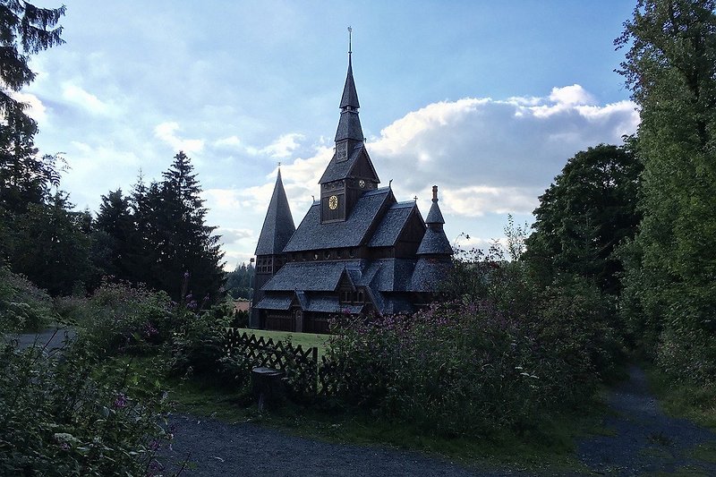 Ein Besuchermagnet: die Stabkirche Hahnenklee