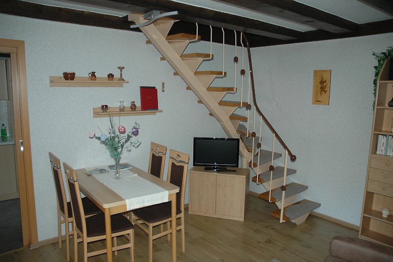 Staircase to the bedrooms
