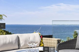 Ferienhaus mit Meeresblick