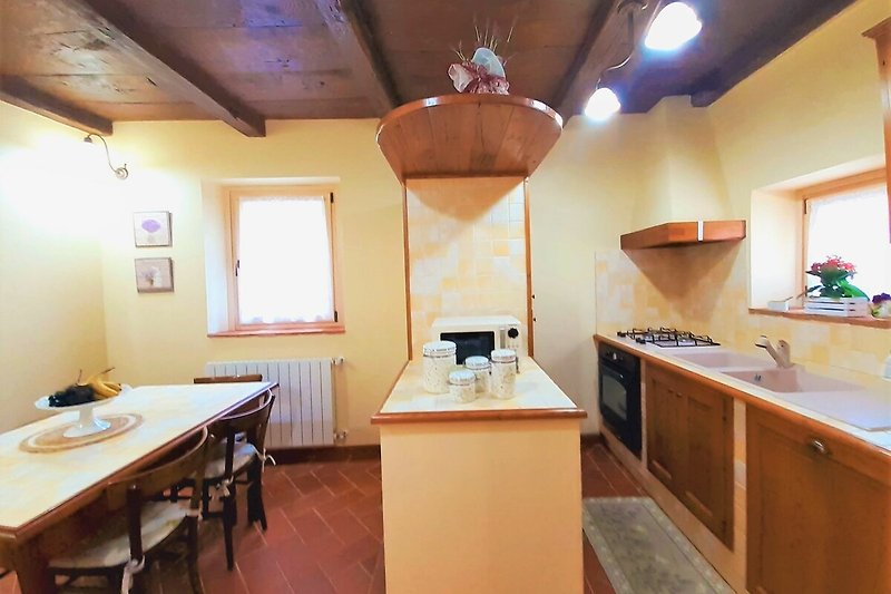 Toskana: Küche Ferienhaus