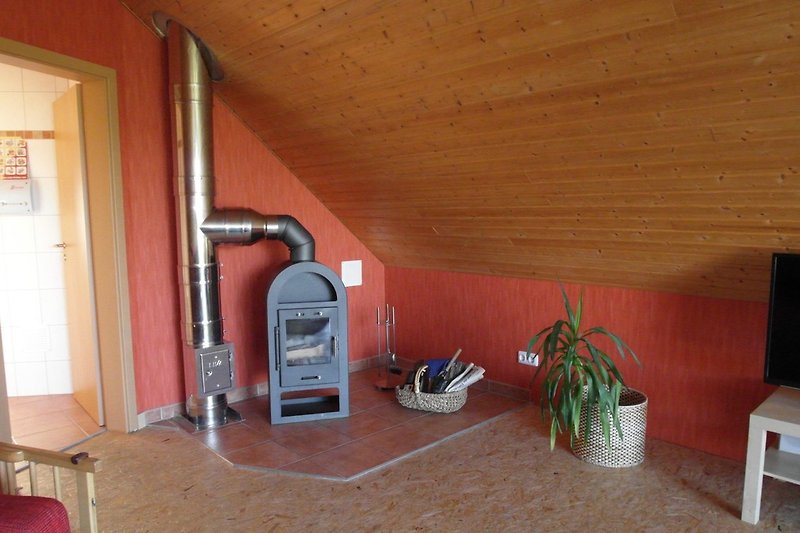 Wohnzimmer mit Panoramafenster