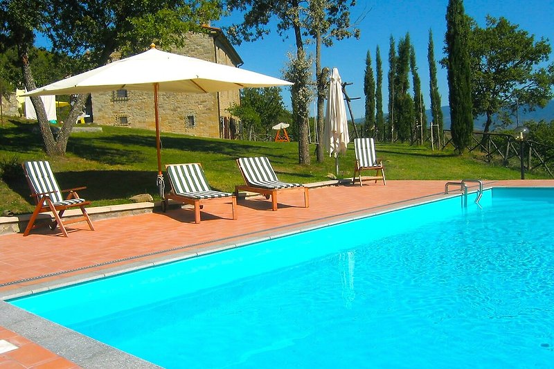 Toskana - Ferienhaus in Alleinlage mit privatem Pool für 2-4 Personen