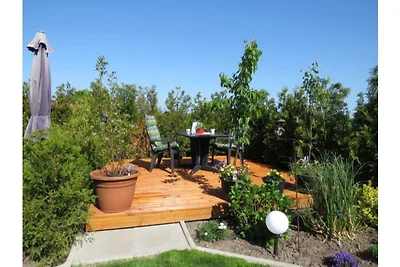 Kleines Ferienhaus mit Gartensauna