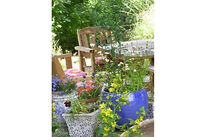 Alte Kate mit Gartenidyll
