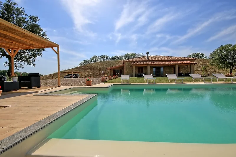 Villa Sole Ansicht mit Pool