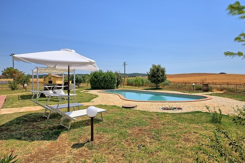 Villa Marsiliana -Garten mit Pool