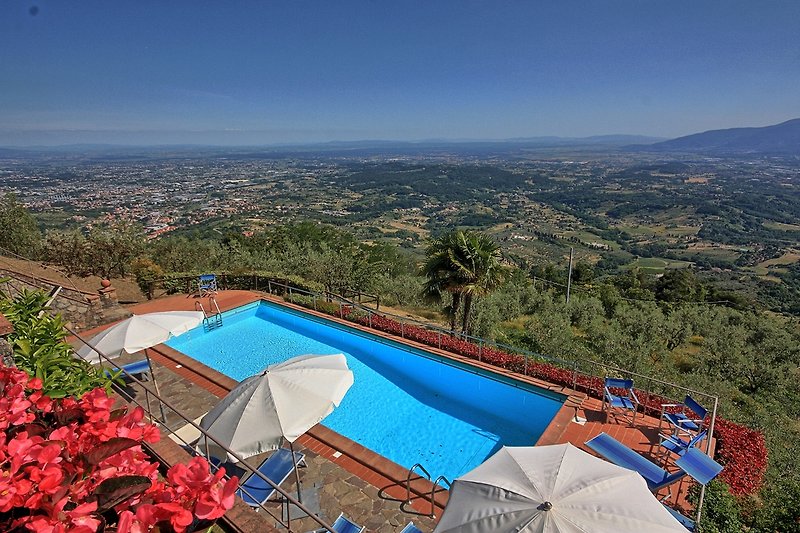 Villalta - Panoramablick vom Haus