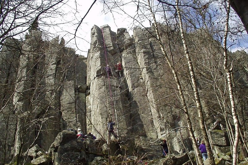 Kletterparadies Steinwand