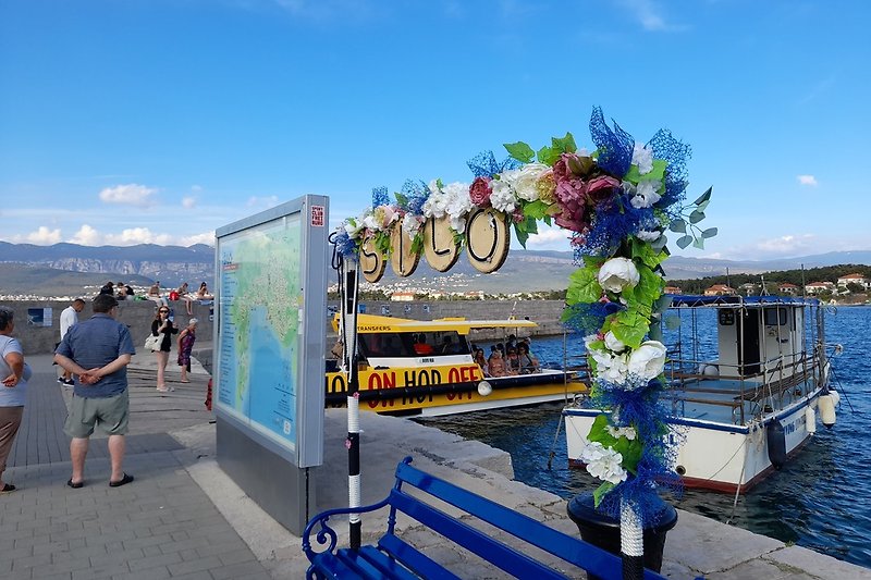 Taxiboot im Hafen