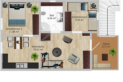 Casa Star, appartamento al piano superiore - DG