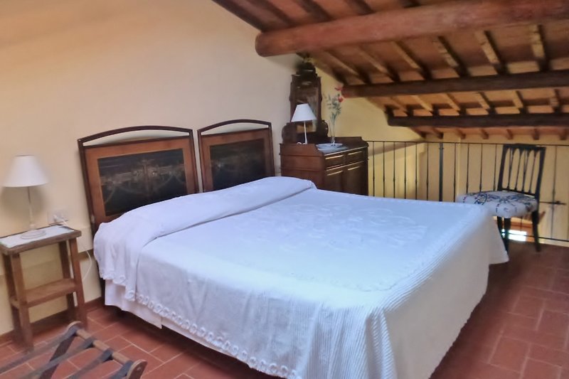 Schlafzimmer auf der Galerie.