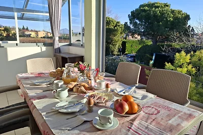 FEWO C-01  TERRASSE GARTEN UND POOL