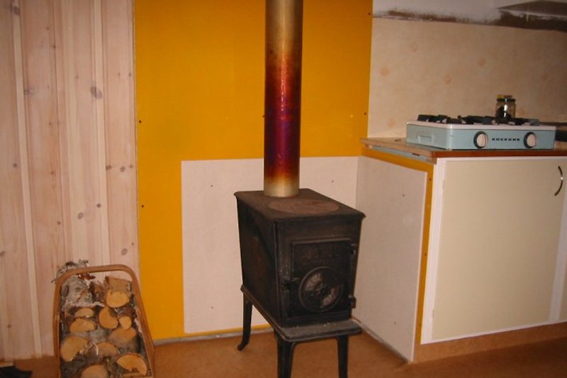 Chimenea de leña.