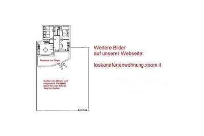 Toskana Meer Fewo Garten Privat