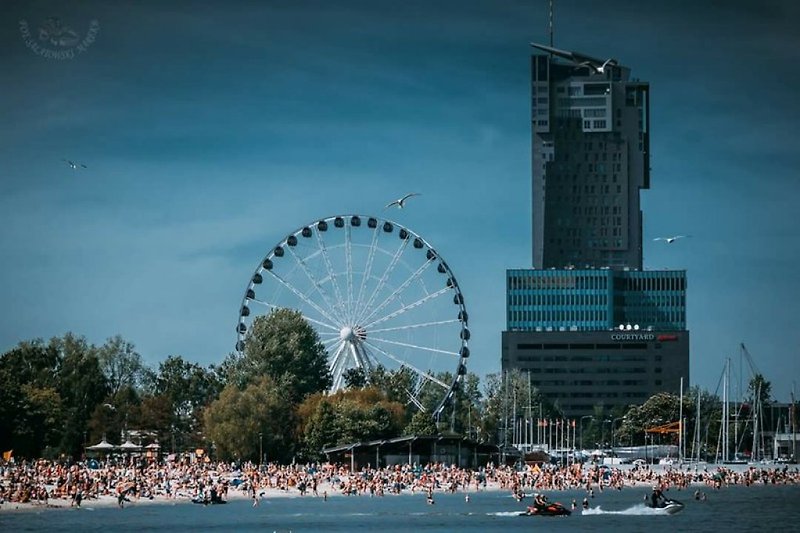 Plage de baignade à Gdynia