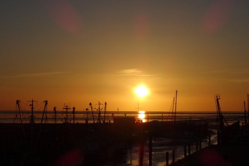 Sonnenuntergang Kutterhafen