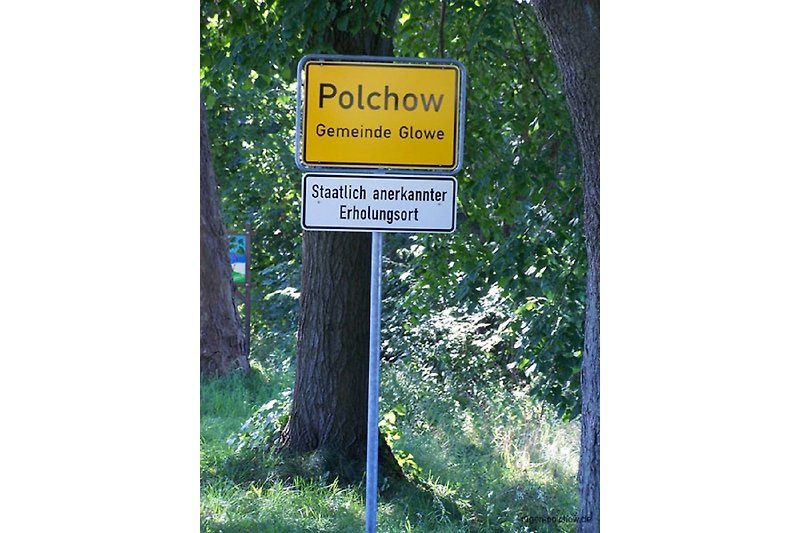 Ortsschild Polchow