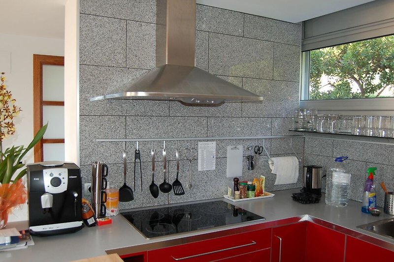Modern, best equipped kitchen, with Nespresso- and filter-coffee machines