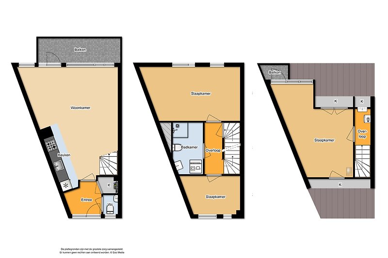 Moderne Wohnung mit parallelen Linien, Schriftzug und Diagramm.
