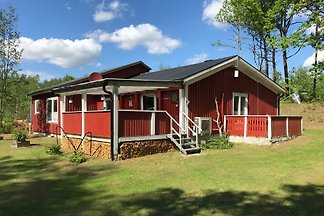 Ferienhaus Bolmaryd am See mit Boot