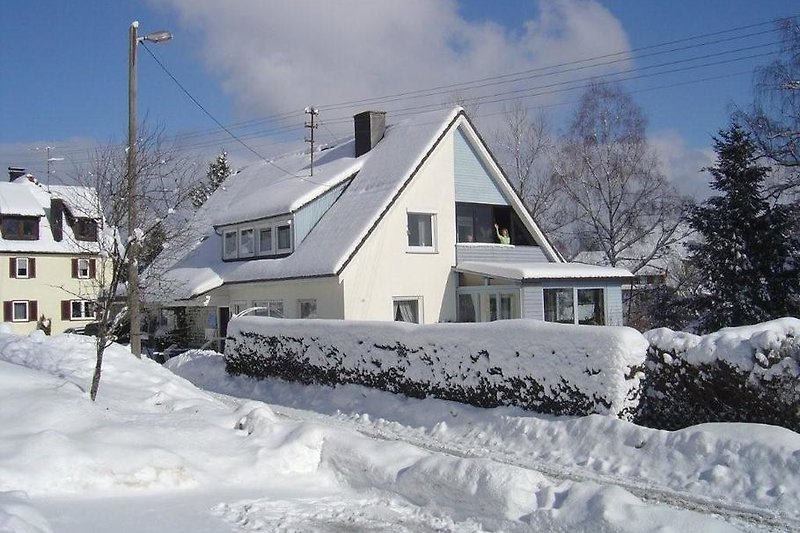 Casa in inverno