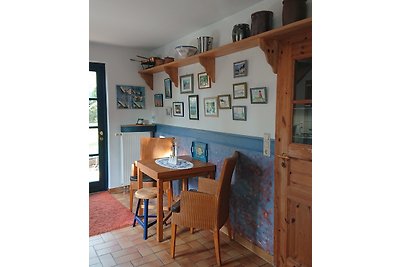 Rød Hus con piano entre 2 lagos