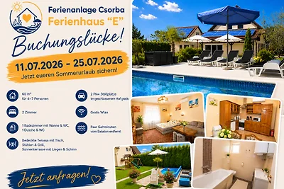 Ferienhaus Csorba mit Klima & Pools