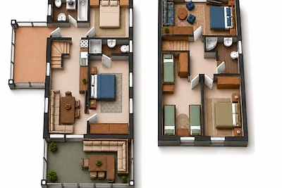 Ferienhaus Csorba mit Klima & Pools