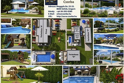 Maison de vacances avec piscine Balaton 