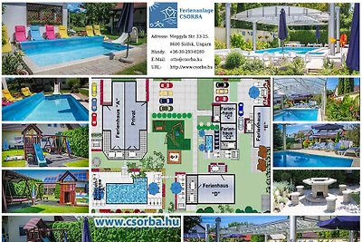 Ferienhaus Csorba mit Pool