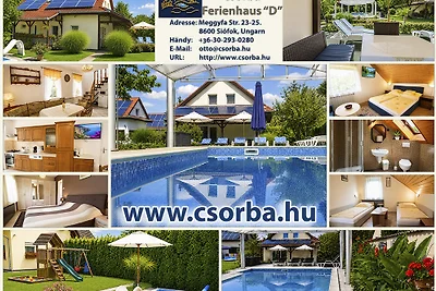 Maison de vacances Csorba avec climat & piscines