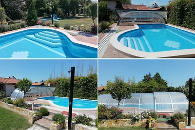 Ferienhaus mit Pool & wellness