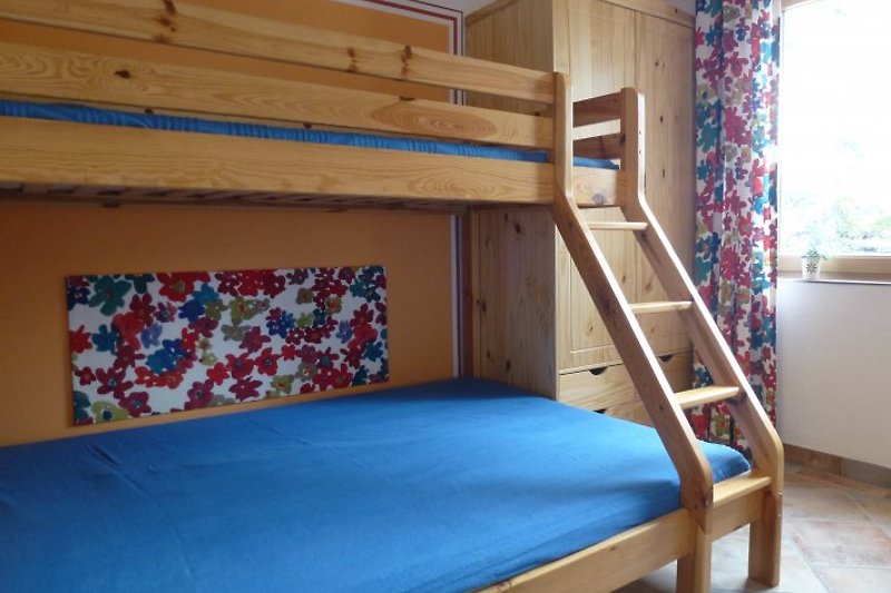 Das Kinderschlafzimmer mit Hochbett