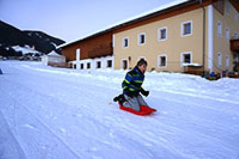 Winterspaß beim Ferienhaus