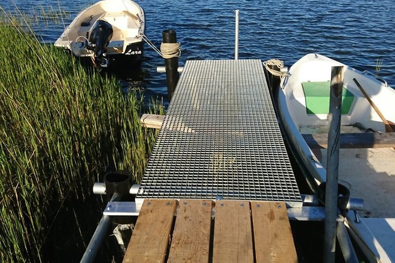 Boat dock on the property
