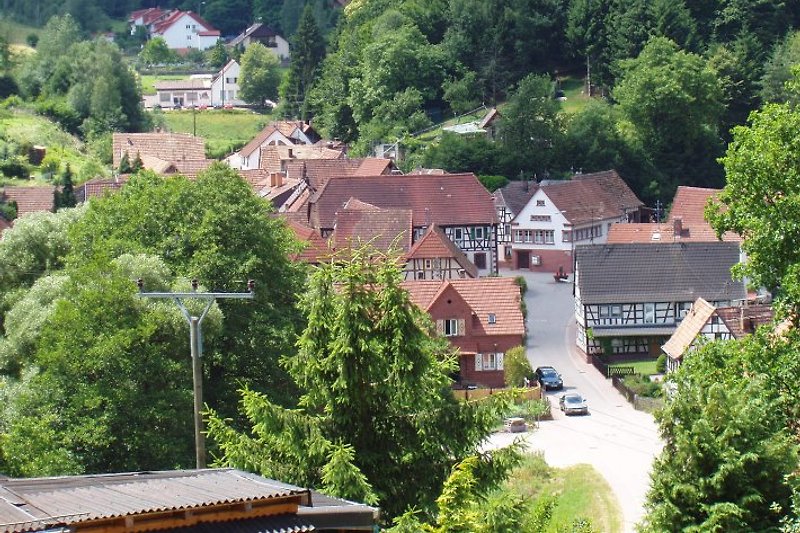 Das Dorf von oben