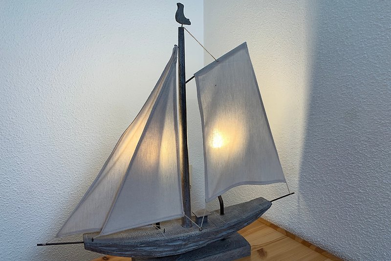 Lampe Segelschiff