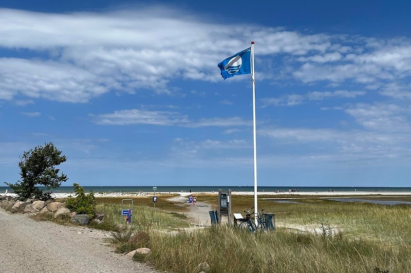 Bönnerup Strand - die blaue Flagge