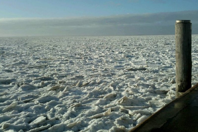 die vereiste Nordsee im Winter 2011