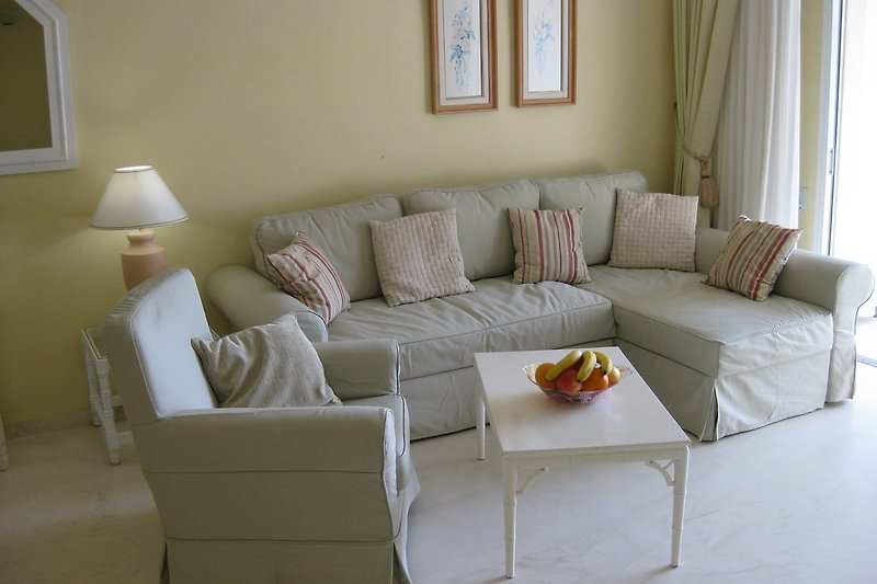 Salon z sofą