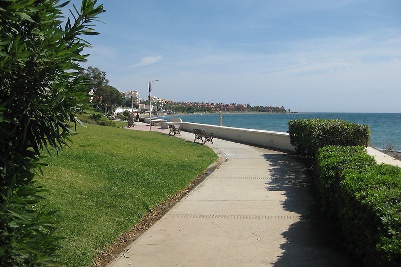 Promenade Richtung Marbella