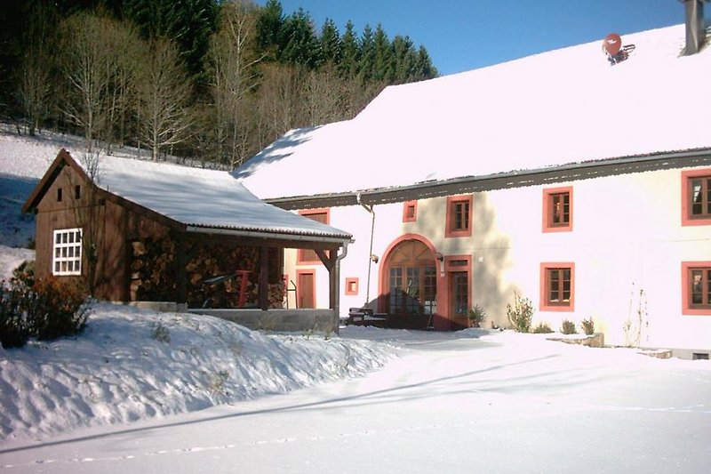 das Haus im Winter