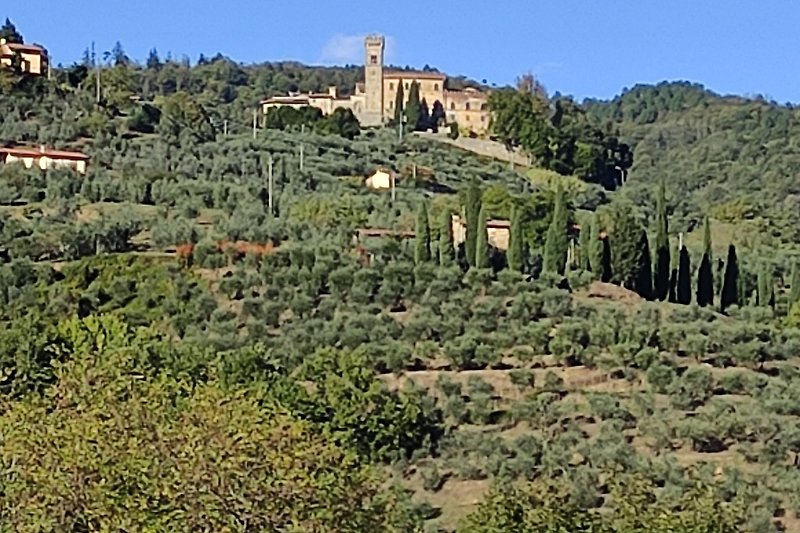 In nur wenigen Minuten mit dem Pkw erreichen Sie ein weiteres antikes Hügeldorf: Cozzile m. phänomenaler Aussicht auf das Tal Val di Nievole