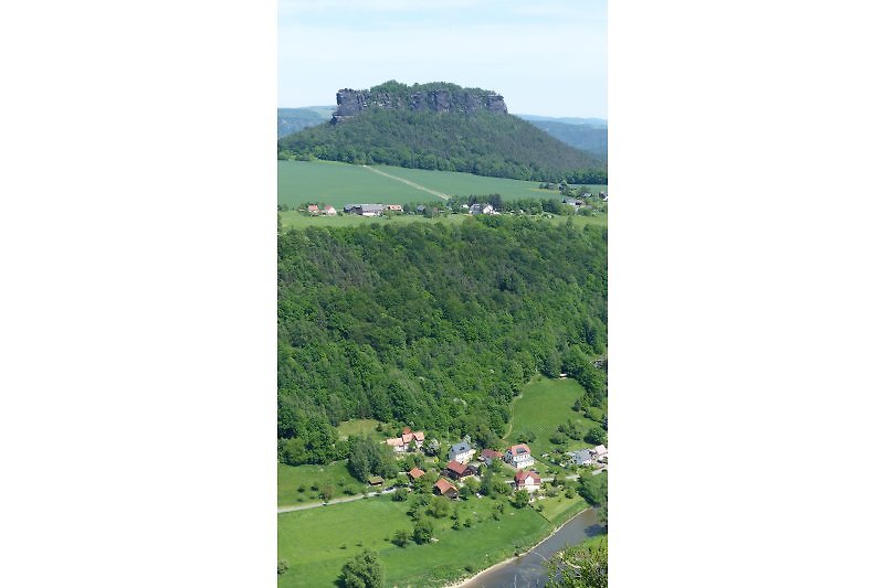 Widok z twierdzy Königstein