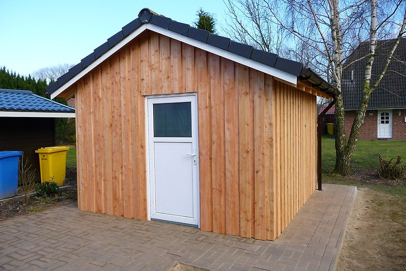 Garden shed for bicycles