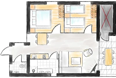 BALTIC CENTER Bungalows TOP Lage
