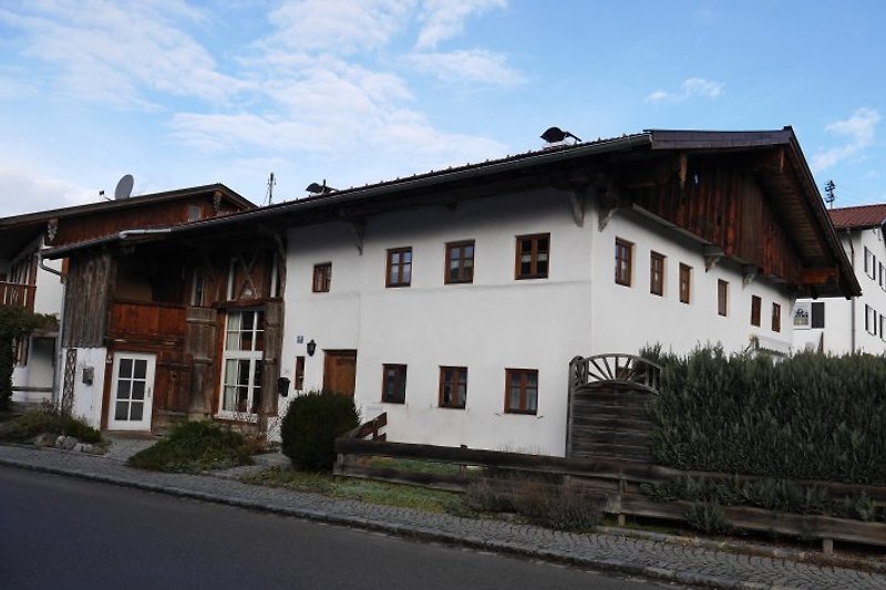 das Haus von außen