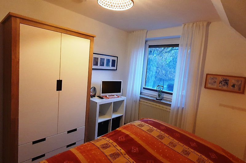 Schlafzimmer 1 mit Doppelbetten