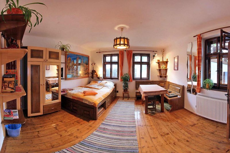 • Casa Pelu • 1.room • country house rental Sibiu at the foot Carpathian foothills in Transylvania Romania