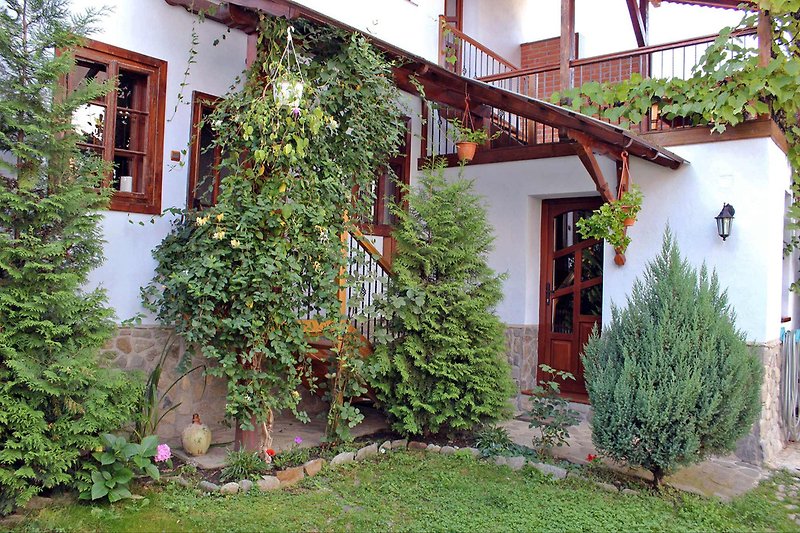 • Casa Pelu • bathroom entrance • country house in a Carpathian village near Sibiu, Transylvania Romania
